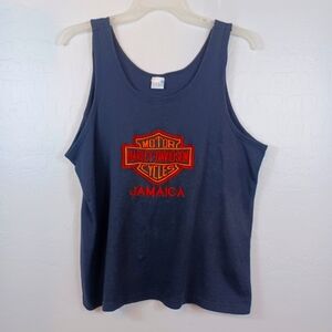Vintage Harley Davidson Tink Tops Black  XL